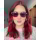 Armação de óculos de grau - Adriana 3 pontos cod 6025 - dourado haste detalhe preto clip on preto C1