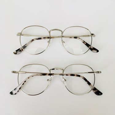 Armação de óculos de grau - Alice 8030 - prata C2