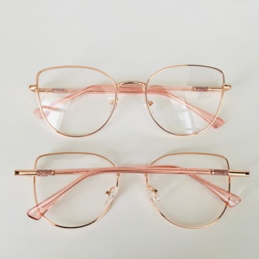 Armação de óculos de grau - Aline Glow 8574 - Rose gold c5