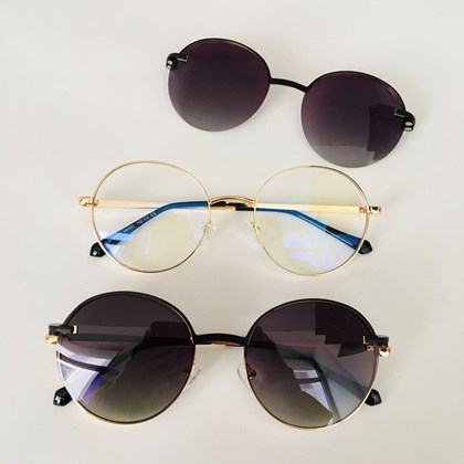 Armação de óculos de grau - Aloha Two 95819 - dourado C3 Armação de óculos de grau - Aloha Two 95819 - dourado C3