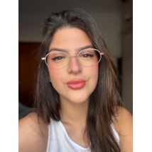 Armação de óculos de grau - Amália 0808 - Rose gold C1