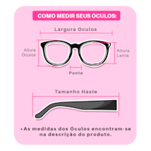 Armação de óculos de grau - Amandinha Glow 8540  - nude rosado C3