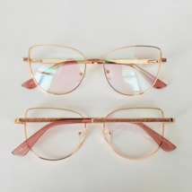 Armação de óculos de grau - Amandinha Glow 8540 - Rose gold C5 Armação de óculos de grau - Amandinha Glow 8540 - Rose gold C5