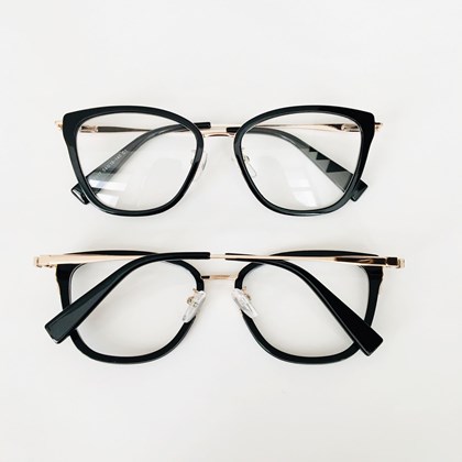 Armação de óculos de grau - Andressa 7017 - preto