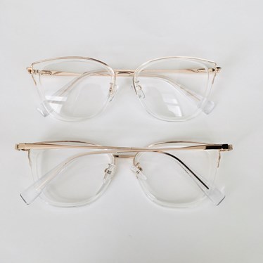 Armação de óculos de grau - Andressa 7017 - transparente