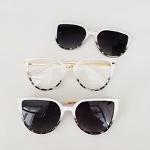 Armação de óculos de grau - Anelise 95318 - branco com animal print C8 Armação de óculos de grau - Anelise 95318 - branco com animal print C8