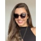 Armação de óculos de grau - Antonella 0232 - branco com dourado clip on preto C8