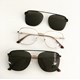 Armação de óculos de grau - Antonella - Dourado lente preta