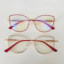 Armação de óculos de grau - Aurora brilho 95761 - vermelho C6