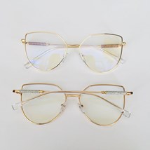 Armação de óculos de grau - Aurora Glow 81038/80062 - dourado
