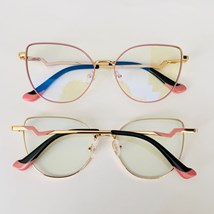 Armação de óculos de grau - Aurora ray 3043 - rose com dourado C1 Armação de óculos de grau - Aurora ray 3043 - rose com dourado C1