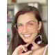 Armação de óculos de grau - Aurora shine 2 em 1 cod 0254 - Rose gold clip on rose com transparência C7