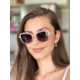 Armação de óculos de grau - Aurora shine 2 em 1 cod 0254 - Rose gold clip on rose com transparência C7