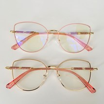 Armação de óculos de grau - Aurora Shine 81132 - rosa com dourado c6