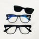 Armação de óculos de grau - Barcelona 8720 - Azul escuro C3