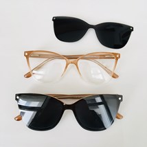 Armação de óculos de grau - Brubis 6105 - dourado transparente lente preta C6