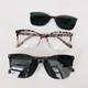 Armação de óculos de grau - Camila 8003 - Animal print transparência C5