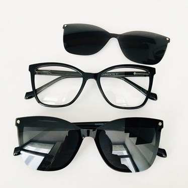 Armação de óculos de grau - Camila 8003 - Preto C1