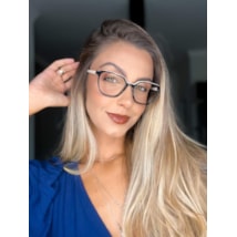 Armação de óculos de grau - Carmélia 60052 - preto com creme C1 Armação de óculos de grau - Carmélia 60052 - preto com creme C1