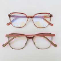 Armação de óculos de grau - Carmélia 60052 - rose transparência com rosa C2 Armação de óculos de grau - Carmélia 60052 - rose transparência com rosa C2