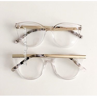 Armação de óculos de grau - Celina two - transparente