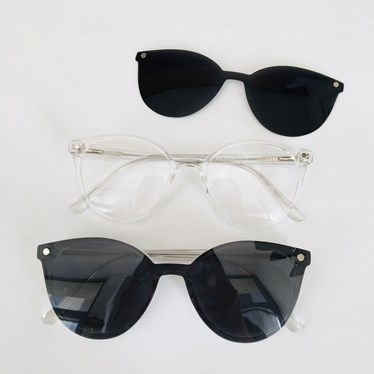 Armação de óculos de grau - Cibelle 6515 - Transparente C3