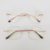 Rose gold ponteira marrom