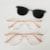 rose gold clip on preto