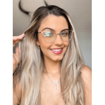 ARMAÇÃO DE ÓCULOS DE GRAU - DEUSIANE 8054 - DOURADO COM PONTEIRA PRETA ARMAÇÃO DE ÓCULOS DE GRAU - DEUSIANE 8054 - DOURADO COM PONTEIRA PRETA