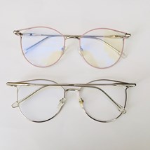 Armação de óculos de grau - Deusiane redondo BB080 - Rose com prata C2