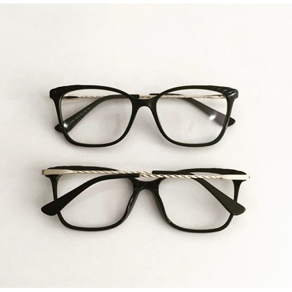 Armação de óculos de grau - Diana 3704 - Preto
