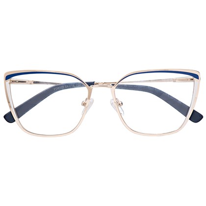 Armação de óculos de grau - Eduarda - Azul