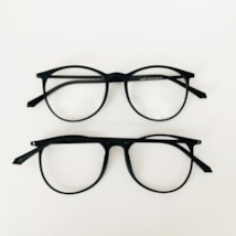 Armação de óculos de grau - Elen Slim fosco 5801 - preto C9 Armação de óculos de grau - Elen Slim fosco 5801 - preto C9