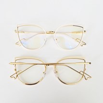 Armação de óculos de grau - Emily 95597 - branco com dourado C6