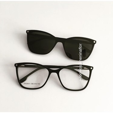 Armação de óculos de grau - Empoderada 25011 - Preto
