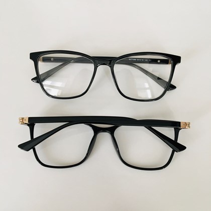 Armação de óculos de grau - Estefaneli 7089 - preto