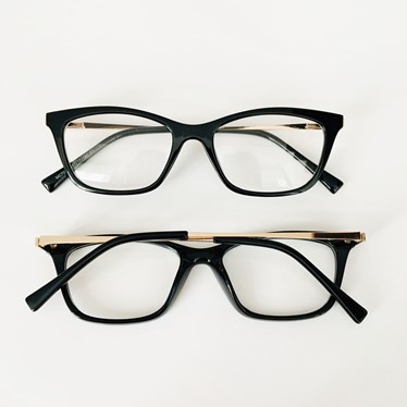 Armação de óculos de grau - Fabricia slim 7020 - preto