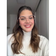 Armação de óculos de grau - Friends Glow 6032 - Rose gold clip on detalhe Rose gold lente marrom C7