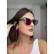 Armação de óculos de grau - Gabriela 8011 - marrom transparência C2
