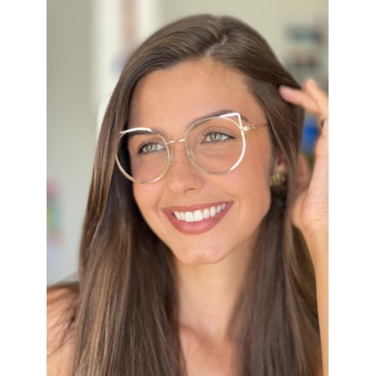 Armação de óculos de grau - Garfield 5174  - dourado C2