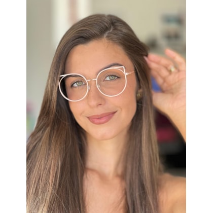 Armação de óculos de grau - Garfield 5174  - Rose com dourado c3