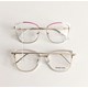 Armação de óculos de grau- Garfield Bicolor - Branco com rosa C5