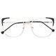 Armação de óculos de grau- Garfield Bicolor - Preto com branco