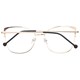 Armação de óculos de grau- Garfield Bicolor - Preto com branco