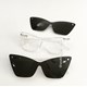 Armação de óculos de grau - Girl Pop 9017 - Transparente lente preta