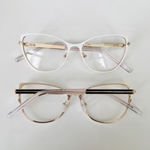 Armação de óculos de grau - Hendy 5022 - branco com dourado C5