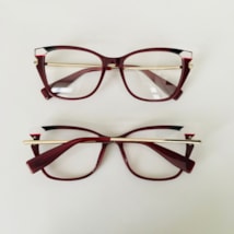 ARMAÇÃO DE ÓCULOS DE GRAU - HOLLY 3766/7086 - BORDO ARMAÇÃO DE ÓCULOS DE GRAU - HOLLY 3766/7086 - BORDO