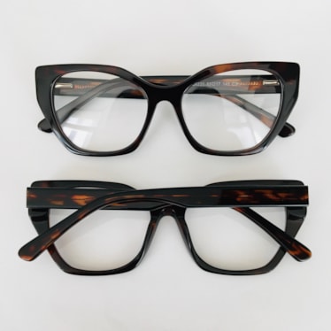 Armação de óculos de grau - Inês 6220 - animal print escuro C3