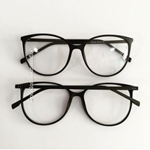 Armação de óculos de grau - Jasmine - Preto Fosco