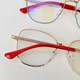 Armação de óculos de grau - Jenifer Glow 81005 - vermelho com verde C1